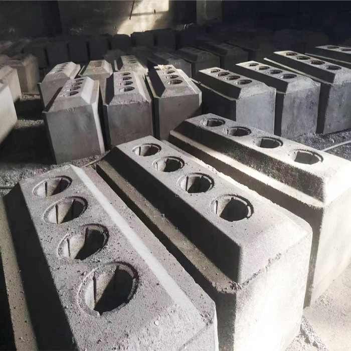 Densidad aparente 1,5-1,7 G/cm3 Bloque de carbono anodo Contenido de cenizas personalizado 0,3-0,5%