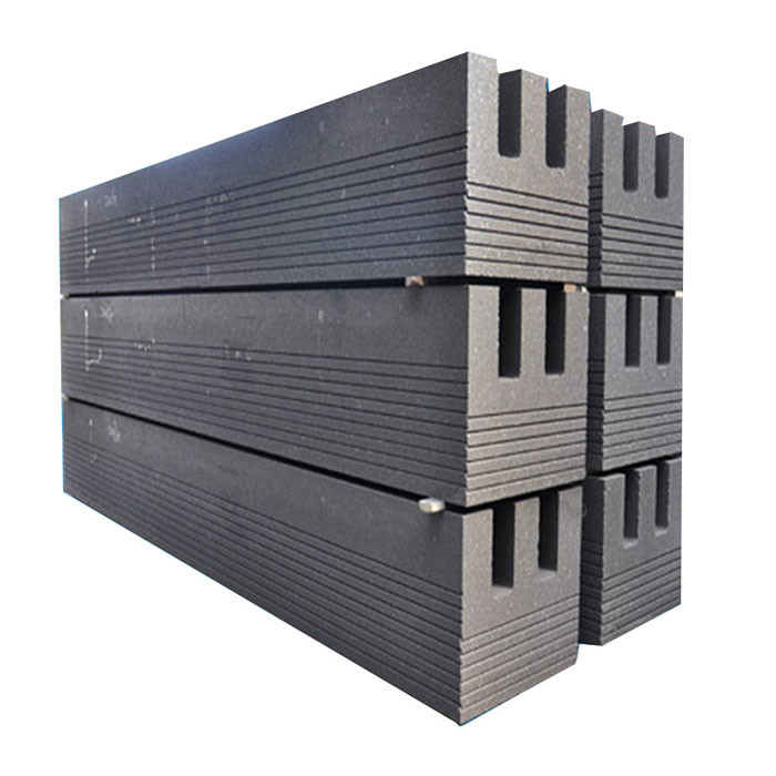 Resistividad eléctrica de 4-6 μΩm de bloque de carbono de cátodo de grafito para celdas electrolíticas de aluminio