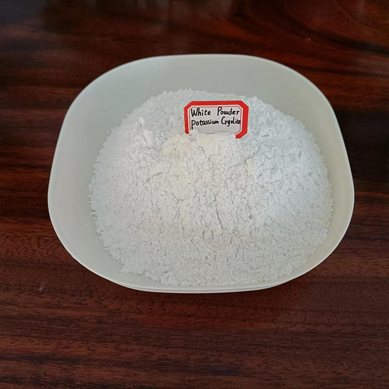 Cryolita de potasio insoluble en agua polvo blanco utilizado como flujo en procesos de soldadura y fabricación de aluminio