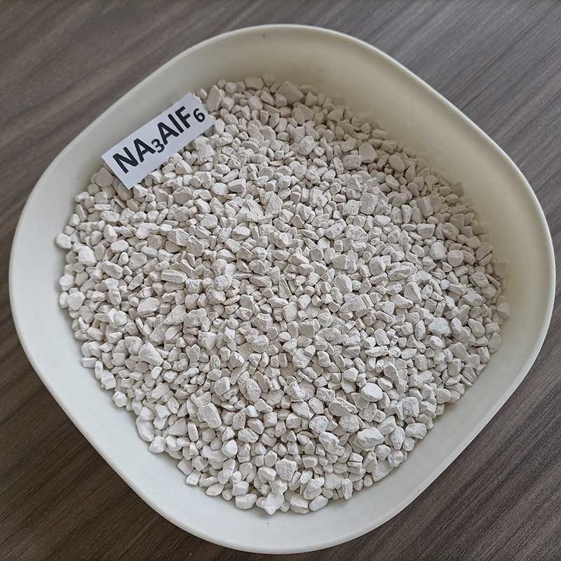 98% Min Pureza Cryolita sintética Na3alf6 / Cryolite Fluoruro de sodio de aluminio para aluminio