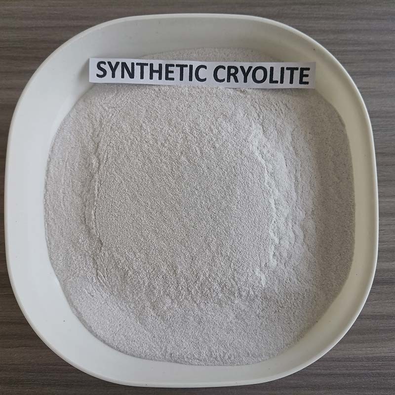CAS 15096-52-3 Relleno activo Cryolita de sodio 200 malla Cryolita sintética para la industria del aluminio
