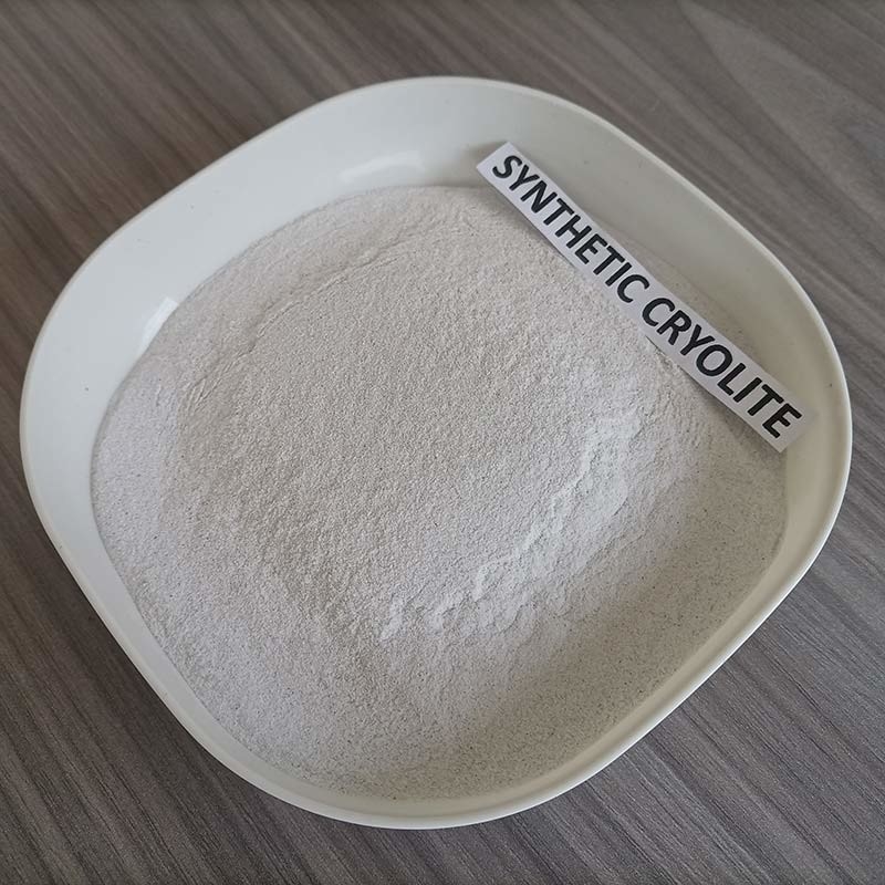 CAS 15096-52-3 Relleno activo Cryolita de sodio 200 malla Cryolita sintética para la industria del aluminio