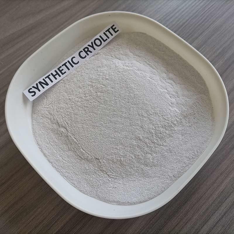 Cryolita sintética de grado reactivo 99% Na3AIF6 Para agentes de eliminación de escoria, utilizado como flujo para la electrólisis del aluminio