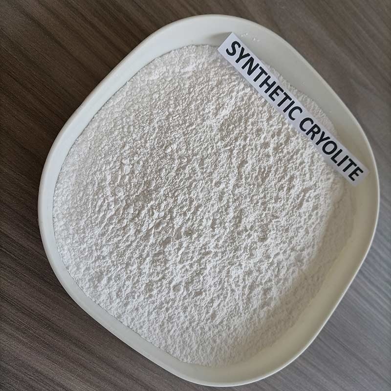 98% Min Pureza Cryolita sintética Na3alf6 / Cryolite Fluoruro de sodio de aluminio para aluminio