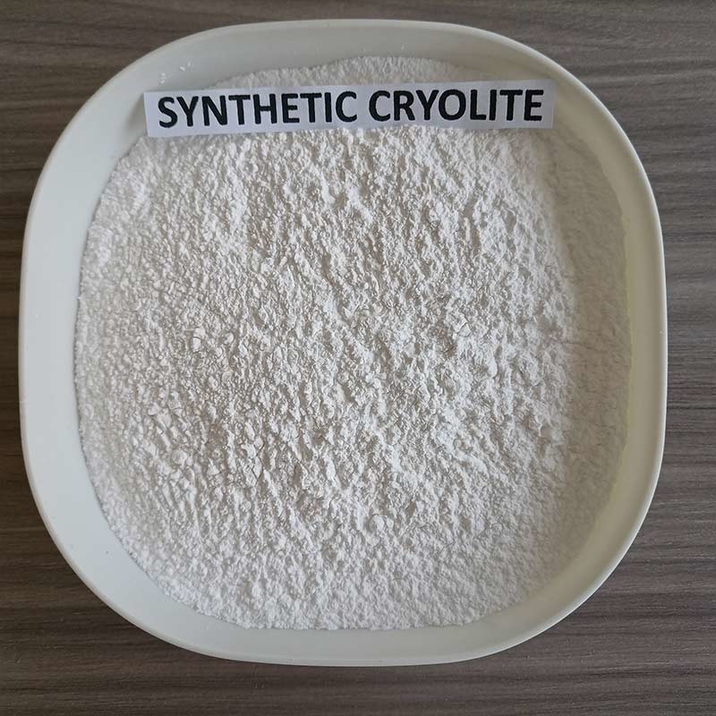 98% Min Pureza Cryolita sintética Na3alf6 / Cryolite Fluoruro de sodio de aluminio para aluminio