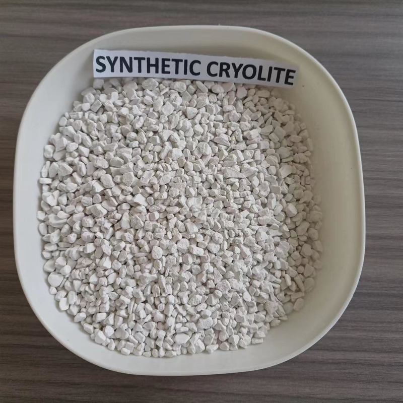 98% Min Cryolite de sodio en polvo para fundición de aluminio y soldadura Flux, Cryolite en polvo, Hexafluoroaluminato de sodio
