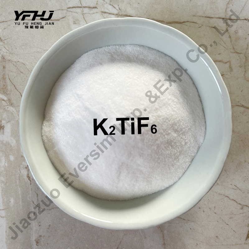 CAS 16919-27-0 Fluorotitanato de potasio en polvo blanco K2 (TiF6) para la industria del vidrio