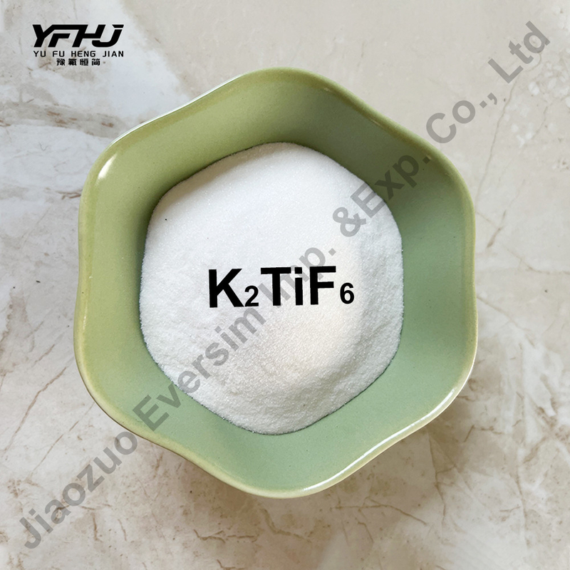 CAS 16919-27-0 Fluorotitanato de potasio en polvo blanco K2 (TiF6) para la industria del vidrio