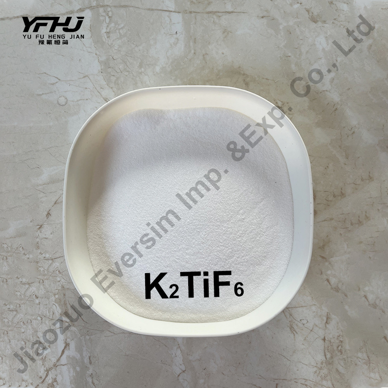 CAS 16919-27-0 Fluorotitanato de potasio en polvo blanco K2 (TiF6) para la industria del vidrio