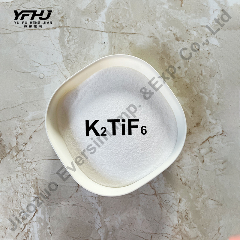 CAS 16919-27-0 Fluorotitanato de potasio en polvo blanco K2 (TiF6) para la industria del vidrio