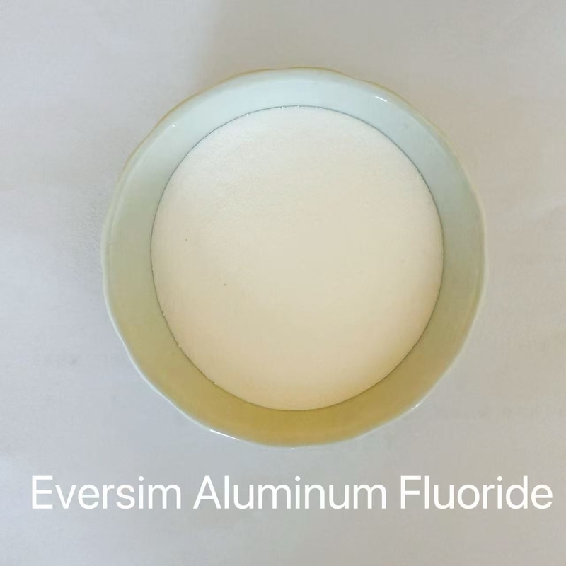 Peso molecular 83,98 Fluoruro de aluminio de arena blanca Alf3 para flujo de metales no ferrosos