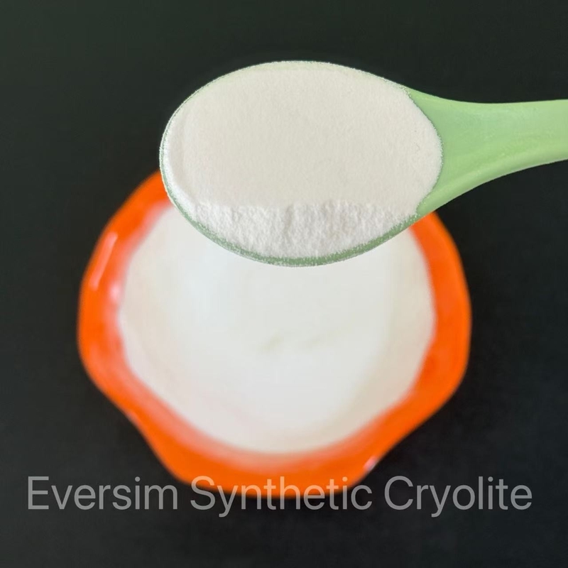 Producto químico de alta calidad Criolita sintética Na3AlF6 para la industria cerámica y abrasiva