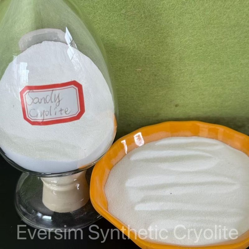 Producto químico CAS15096-52-3 Arenisca blanca Na3AlF6 Criolita sintética para la industria cerámica
