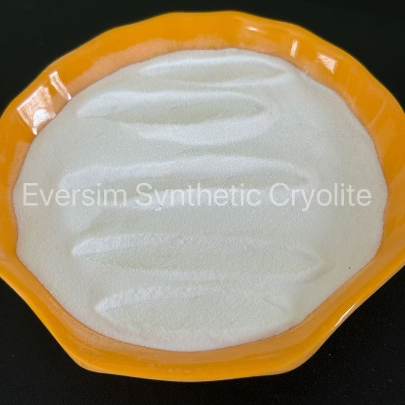 Producto químico de alta pureza CAS15096-52-3 200 Malla Na3AlF6 Criolita de sodio 99.9% para la industria abrasiva
