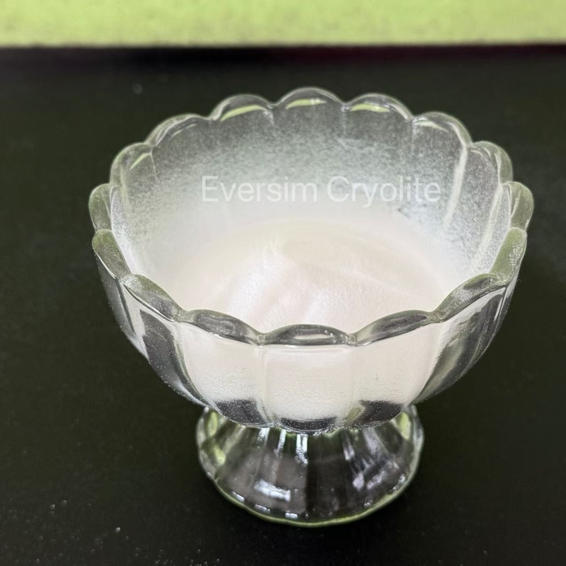 Producto químico de alta calidad, arenoso blanco CH-1/CM-1, criolita sintética Na3AlF6 para la industria cerámica