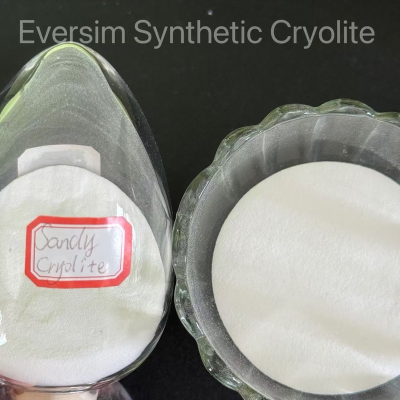 Producto químico de alta calidad Criolita sintética Na3AlF6 para la industria cerámica y abrasiva