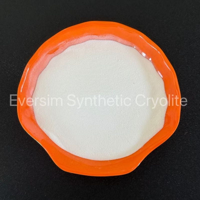 325 malla 98% de pureza Criolita sintética Na3AlF6 utilizada como flujos para agente de soldadura