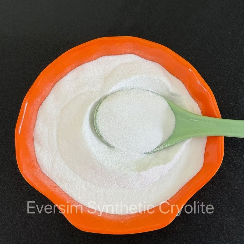 325 malla 98% de pureza Criolita sintética Na3AlF6 utilizada como flujos para agente de soldadura