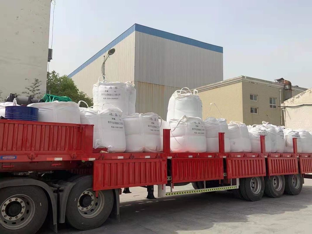 Producción de la industria del fluoruro de aluminio de 325 Mesh Synthetic Granular Cryolite For