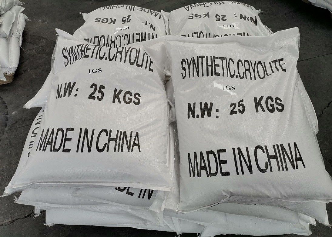 Producción de la industria del fluoruro de aluminio de 325 Mesh Synthetic Granular Cryolite For