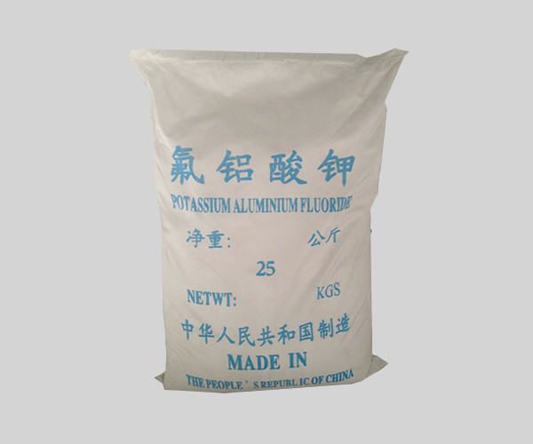 La fábrica china Gray Synthetic Potassium Cryolite For blanco se funde el producto químico del fluoruro
