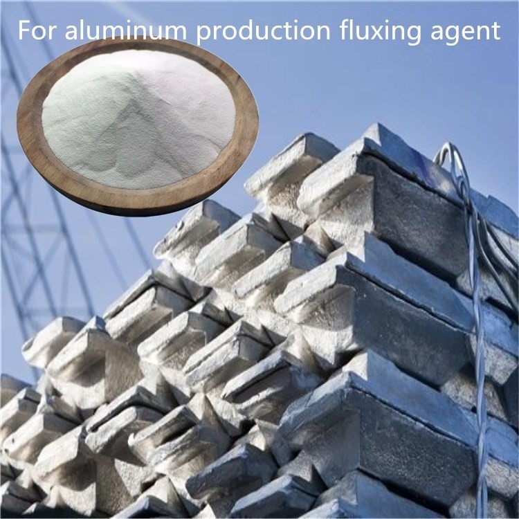 Bastidor de aluminio 1000 de Mesh Synthetic Cryolite White Powder Sandy Granular For Abrasive Welding