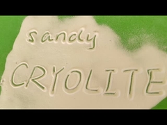Cryolita de arena blanca